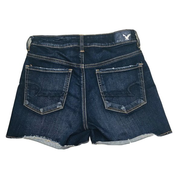 American Eagle "High Rise Shortie" Jean Shorts - Picture 2 of 5